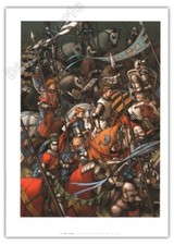 Affiche Offset JARRY THEO Trône d'argile 24x33