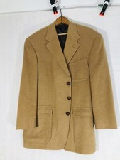 VTG Tommy Hilfiger Made In USA sport coat Camel Wool Jacket Coat BLAZER SEE