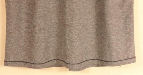 Reebok Womens L Gray With Black Net Racerback Spaghetti Straps Tank Top WAA1811 - Picture 7 of 14
