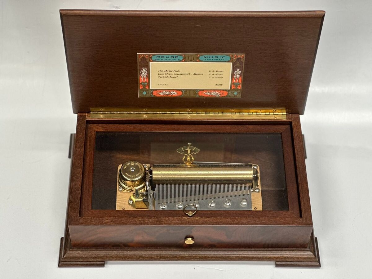 REUGE ST. CROIX SWISS MUSIC BOX 3 SONGS MOZART 3/72 | eBay REUGE ST. CROIX SWISS MUSIC BOX 3 SONGS MOZART 3/72 | eBay