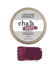 Cranberry Red Chalk Paste by Redesign with Prima NEW Stencil Paste 3.4oz