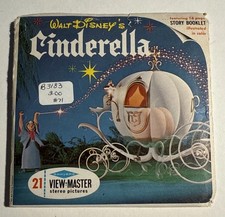 View-Master CINDERELLA - B318 - 3 Reel Set Booklet V2
