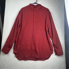 Men's TOMMY BAHAMA 100 Silk Button Up Long Sleeve Camp Shirt Size XL