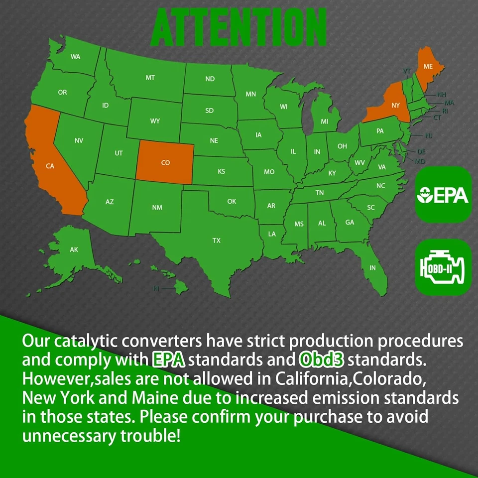 高流量前催化转换器套件直接配合雪佛兰Silverado GMC Sierra... — 第 2/4 张图片