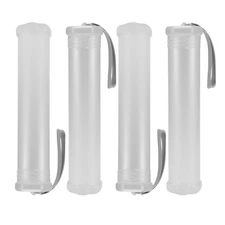 4 Piece Extendable Plastic Paint Brush Case Storage Pencil Container Y4C47620