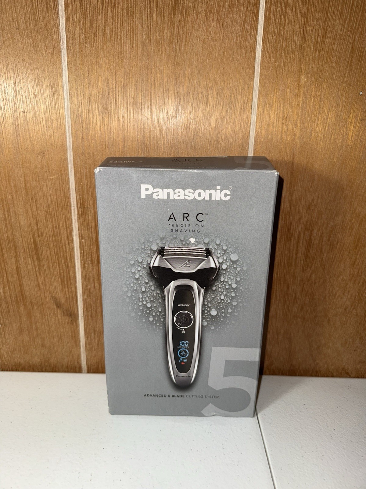 NEW Panasonic LV65S Arc5 Men's 5-Blade Cordless Electric Razor with Shave Sensor