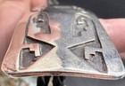 Large Vintage Native Hopi Handcrafted Sterling Silver Overlay Design Bolo Tie — photo 9