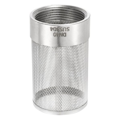 1.5'' DN40 Female Filter Cover, 45mm Hose Inlet Suction Strainer Filter, 91mm