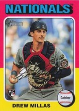 Drew Millas 2024 Topps Heritage #613 RC Washington Nationals