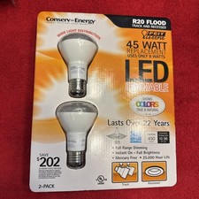Feit LED Light Bulb 45 Watt R20 Flood Dimmable NEW