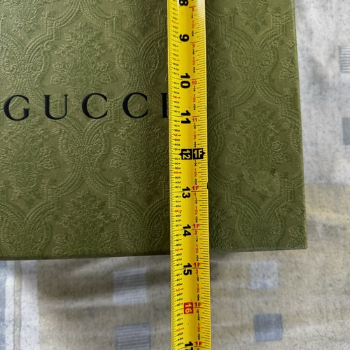 Gucci Green Tissue Inside Laces Shoe Bag Gift Box Bundle - Picture 14 of 23