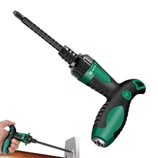 T-shape Torque Screwdriver With Dual Head Bit T Handle Ratchet Screwdriver