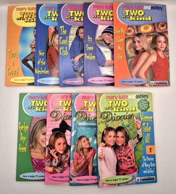 Vintage Mary-Kate and Ashley Olsen Two of a Kind Book Lot - 90s/Y2K Nostalgia 