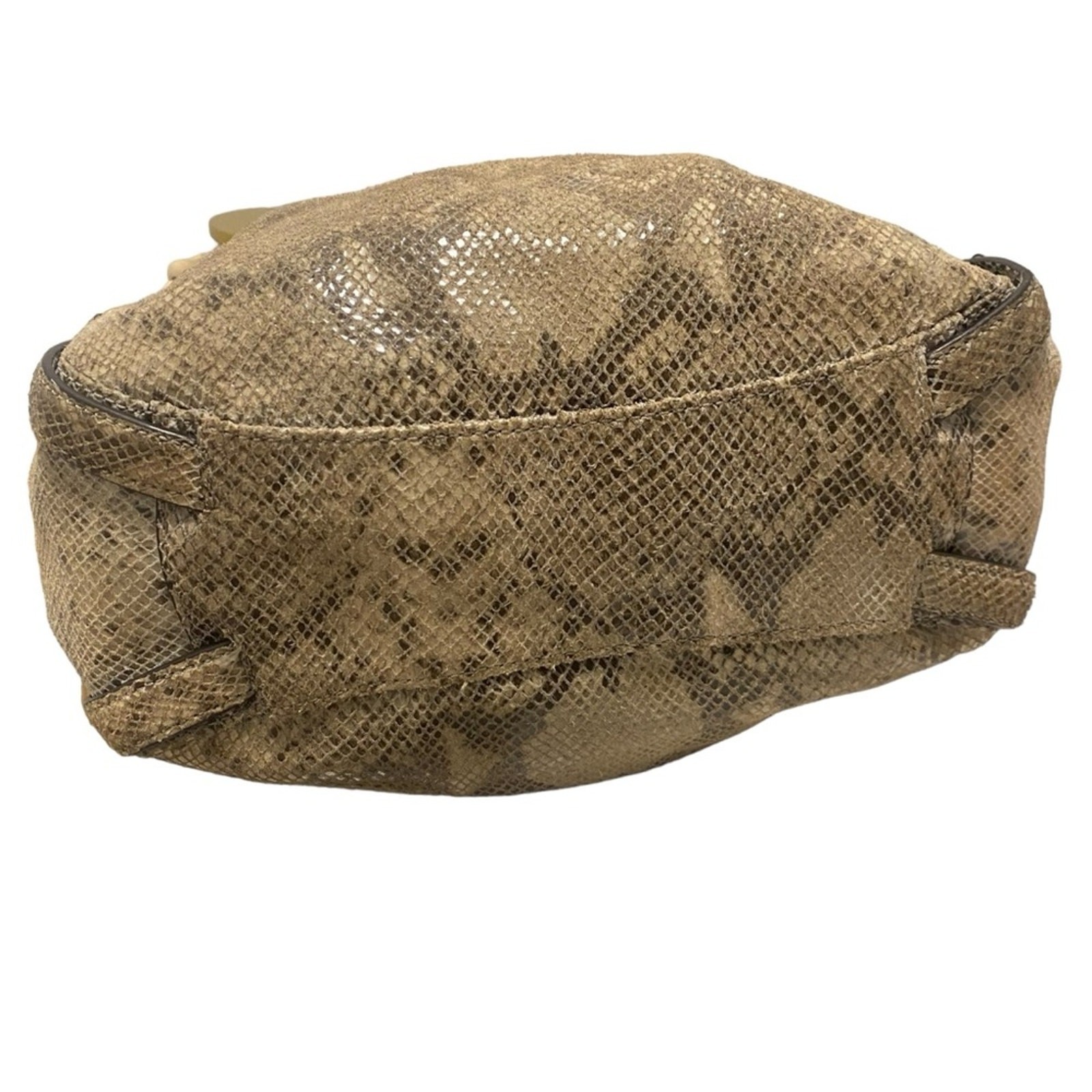 Michael Kors Beige Python Effect Leather and Sued… - image 7