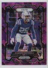 2023 Panini Prizm Purple Ice Prizm 44/225 Rodney Thomas II #130 11nu