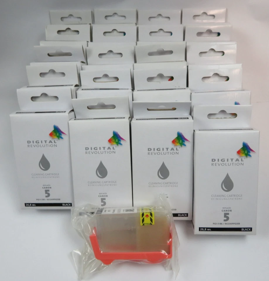60 Reinigungspatronen für Canon PGI-5 CLI-8 BCI-3e BCI-6 von Digital Revolution - Bild 2 von 4