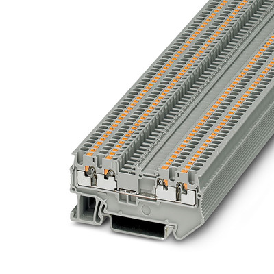 5pcs PHOENIX PT 1,5/S-QUATTRO 3208197 Feed-through Terminal Block Gray New