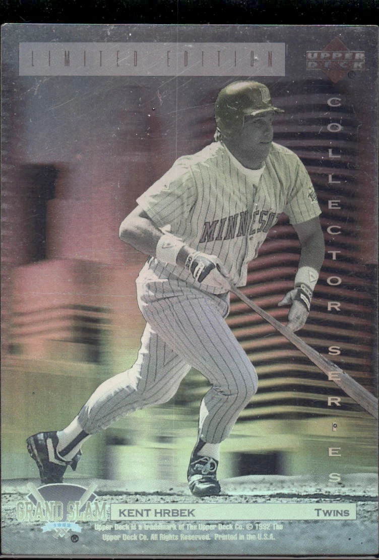 1992 Upper Deck Denny's Grand Slam Holograms - Kent Hrbek #19 for