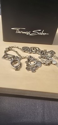 Thomas Sabo Charm Club Bracelet With 9 Charms 27cm