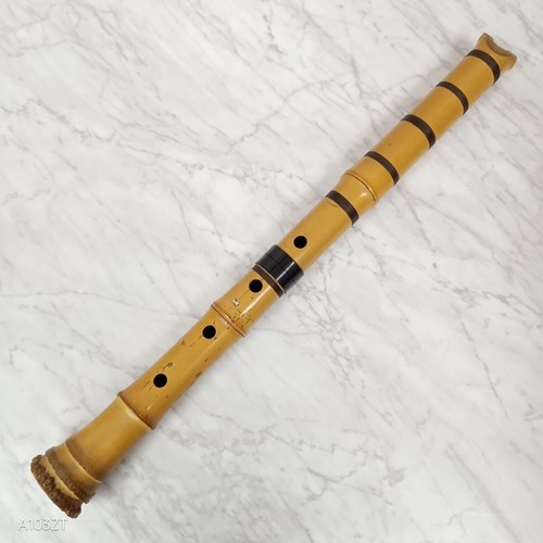 Sun Musical Instruments Chikusen Shakuhachi Bamboo Flute 1 Shaku 8 Sun 55 cm Music Instrument ...