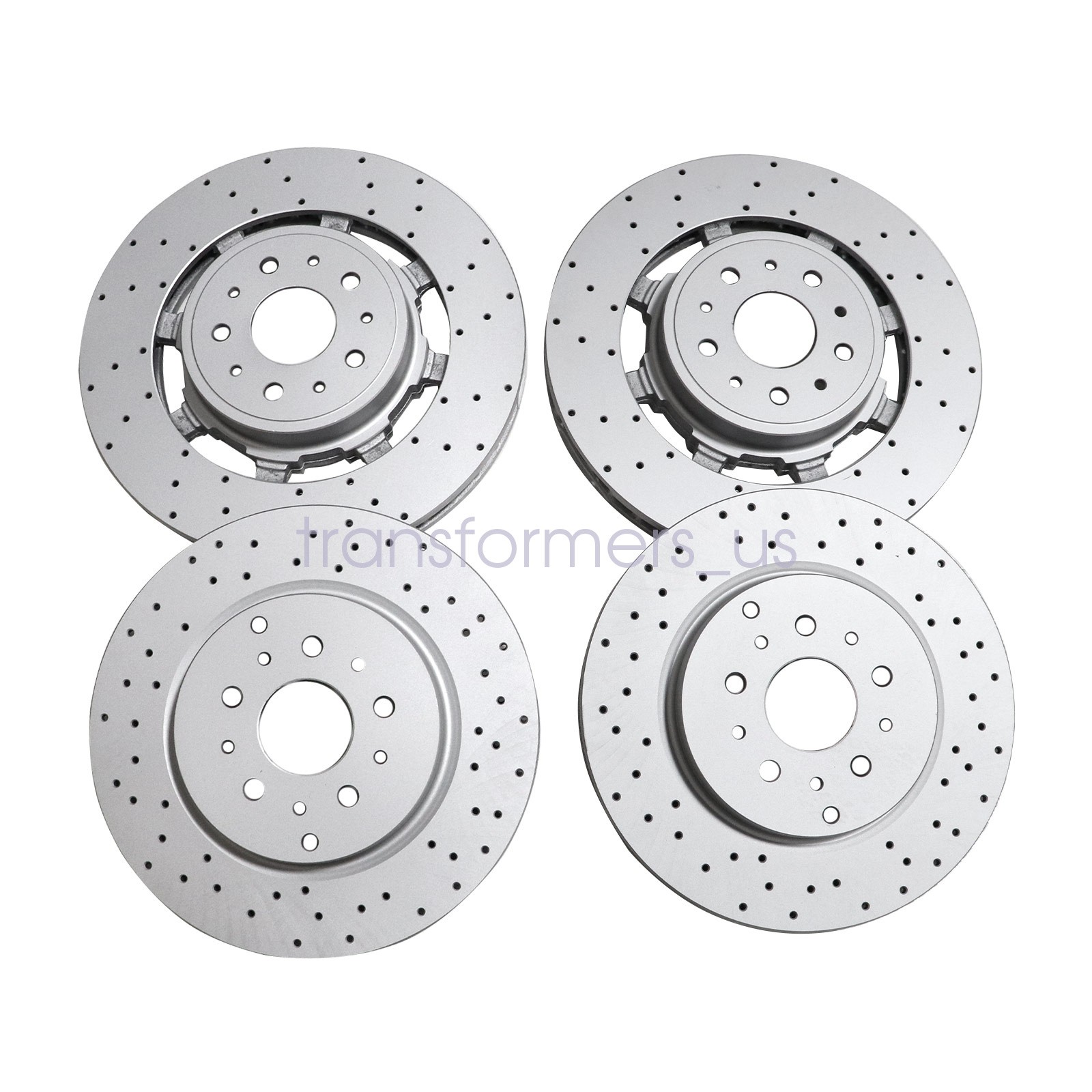 For Maserati Granturismo GT & Quattroporte Front + Rear Brake Rotors