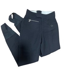 Bogner Women's Ski Pants Size 6 Black Stretch Stirrup Wool Blend USA Made Winter