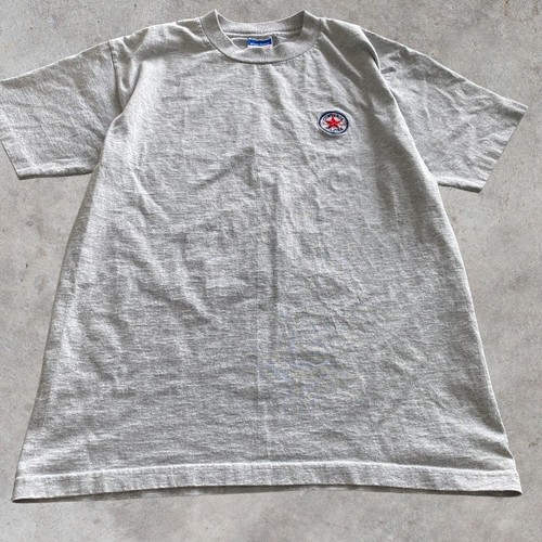 Converse Vintage Shirt Large 90s All Star Gray embroidered Logo Retro