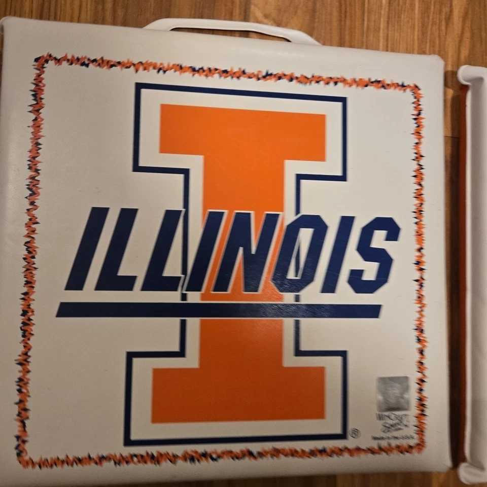 (2) 伊利诺伊大学体育场座椅长椅垫支撑伊利尼 🏈 — 第 3/4 张图片