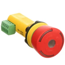 1PC ABB JOKAB SAFETY 2TLA030054R0100 E-Stop, Twist To Reset, Red Mushroom Head