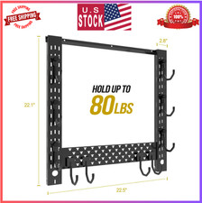 Gun Rack Wall Mount Rifle Rack Horizontal Carbine Hanger Shotgun Holder Stand N