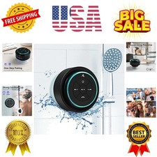Upgraded, Pro Shower Speaker, Certified Waterproof Bluetooth Speaker with Suc...