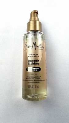Shea Moisture Coconut and Hibiscus Smooth + Shine Hair Oil - 3.3 fl oz