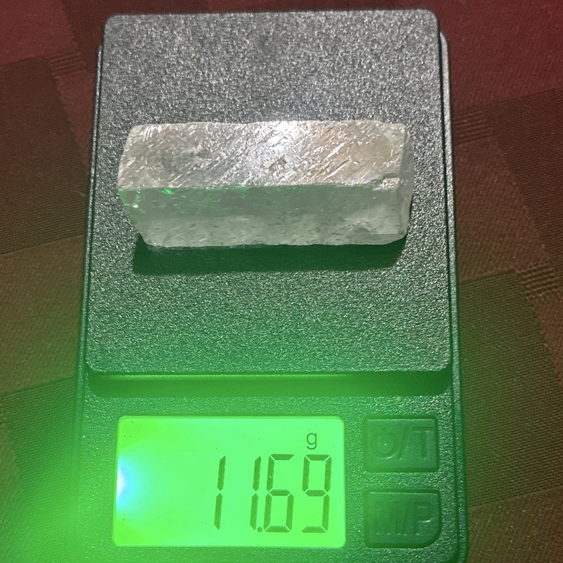 Calcite Crystal Mineral Specimen Rough 11.69 g Approx 2 in Long Raw Crystal.