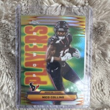 Topps 2025 Chrome Power Players Refractor Nico Collins #PP-30 Texans NFL