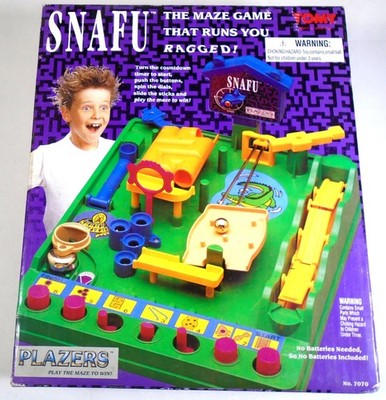 Tomy SNAFU Maze Game That Runs You Ragged! - Complete - Screwball Scramble