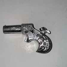 Vtg 1959 Mattel Toy Remington 1867 Derringer Pistol Cap Gun Cowboy Belt Buckle