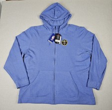 Denver Nuggets Antigua Effortless Full-Zip Ho...