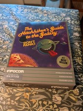 Vintage Infocom The Hitchhiker's Guide to the Galaxy for Macintosh - Tested