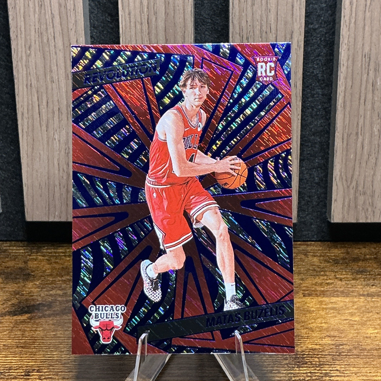 2024-25 Panini Revolution - Rookies Matas Buzelis #129 Blue Storm (RC)