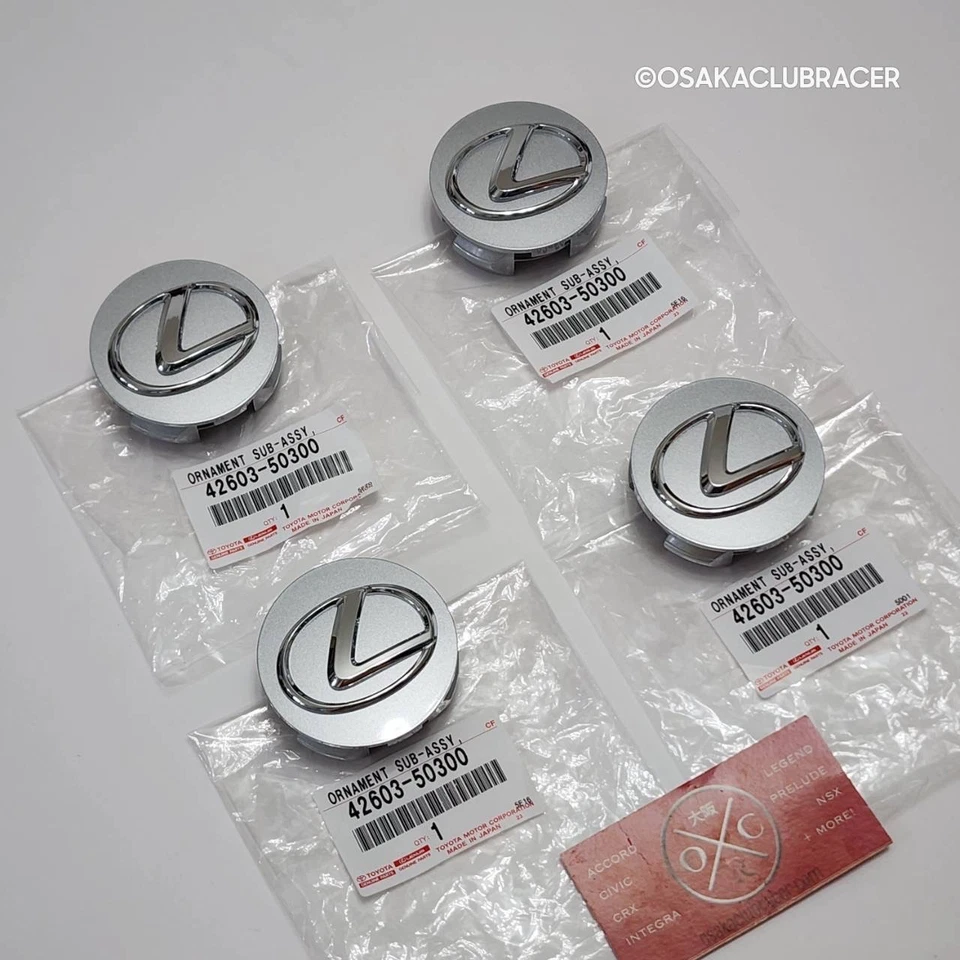 Juego de 4 tapas centrales de rueda originales OEM Lexus 13-14 GS350 09-14 GS450h 4260350300 Foto 2 de 4