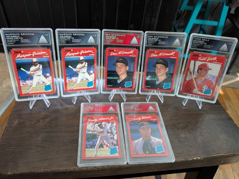 Graded 1990 Donruss Rated Rookie Baseball Card Lot - Precision Grade (PG) 🔥🔥🔥