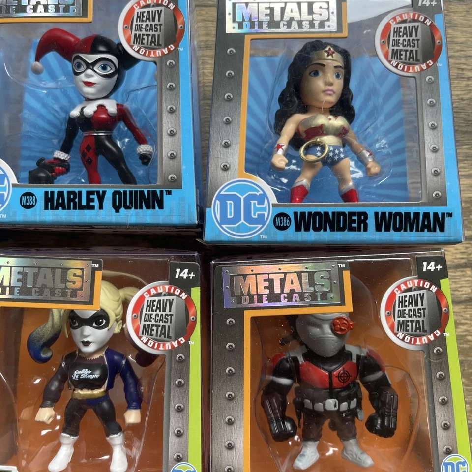 Jada Toys 2.5" Metal Diecast DC Suicide Squad Harley Quinn Lot of 6 The Joker - Image 3 of 4