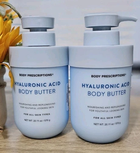 Body Prescription Hyaluronic Acid Body Butter Nourish Replenish Youthful Skin 