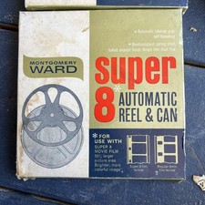 MONTGOMERY WARD vtg Super 8 film reel  can -- 400 ft - 67-1241