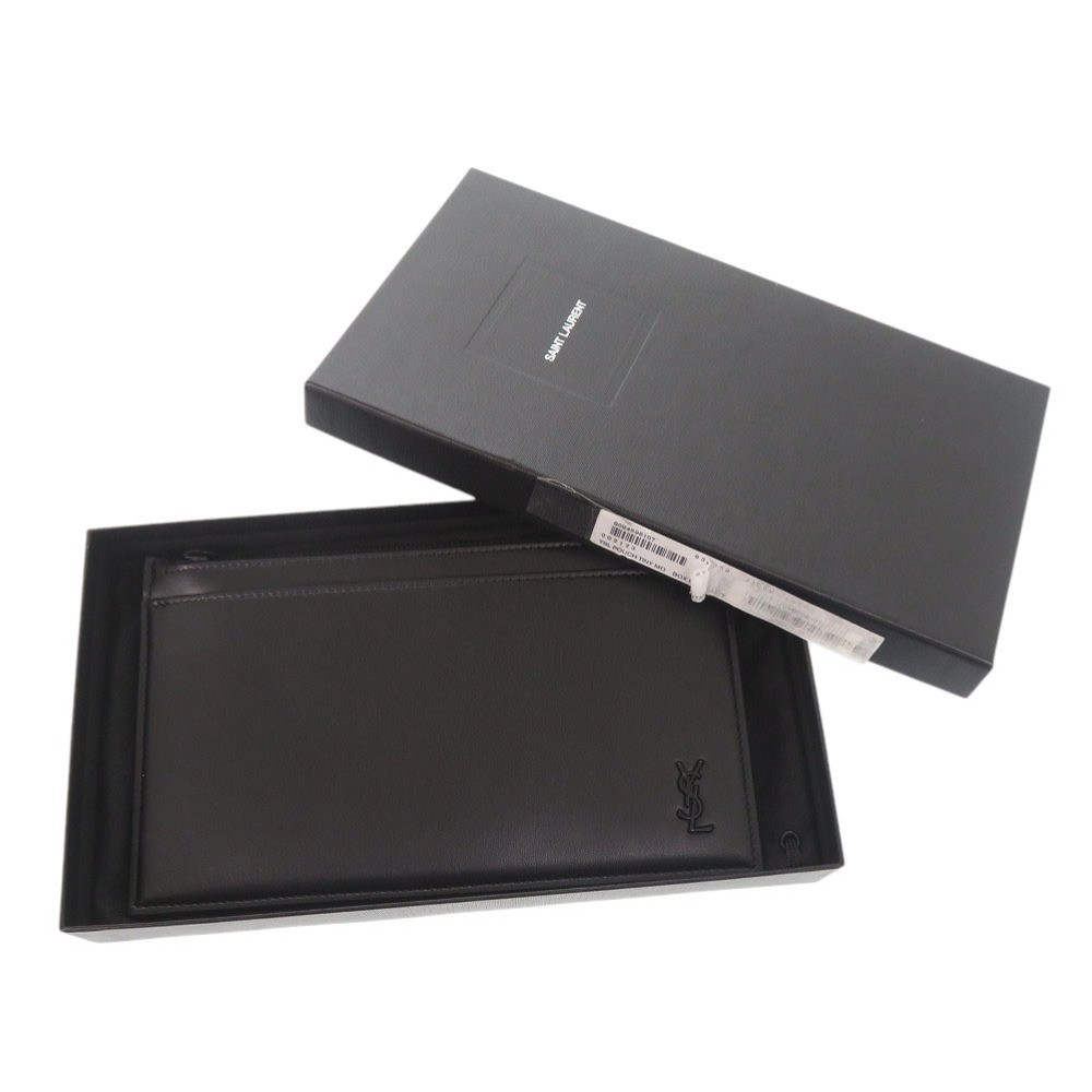 AUTHENTIC SAINT LAURENT PARIS POUCH TINY Pouch Bl… - image 2