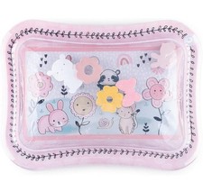 The Peanutshell Tummy Time Water Play Mat for Babies, Girls High Contrast Sen .
