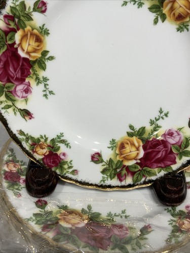 NEW Royal Albert Old Country Roses Dessert Plates 6 1/4" Set of 12 - Picture 6 of 11