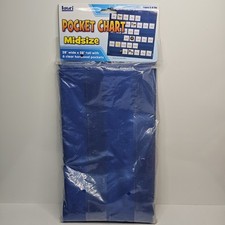 Lauri Pocket Chart Midsize With 6 Clear Horizontal Pockets 28" x 28" Classroom