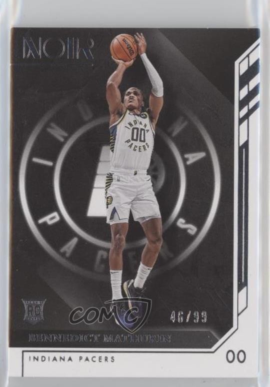 2022 Panini Noir Rookies Association Edition 48/99 Bennedict Mathurin #143 0r5a