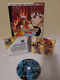 Capcom vs. SNK videogame. Sega Dreamcast. 2000. w/manual & Strategy Guide Book.